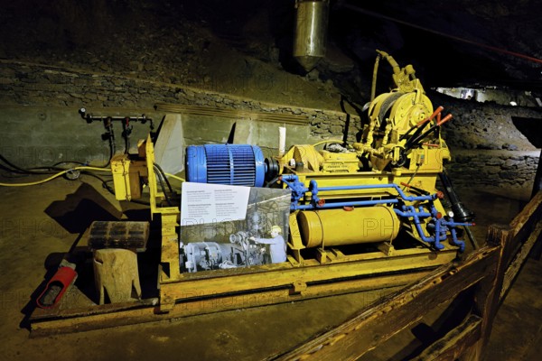 Salt extraction machine, salt mine, Bex, Canton of Vaud, Switzerland