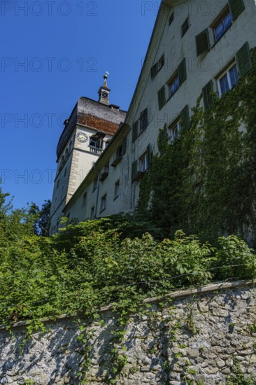 The Martinsturm, a local landmark in the Upper Town, the historic old town of Bregenz am Lake Constance, Vorarlberg, Austria