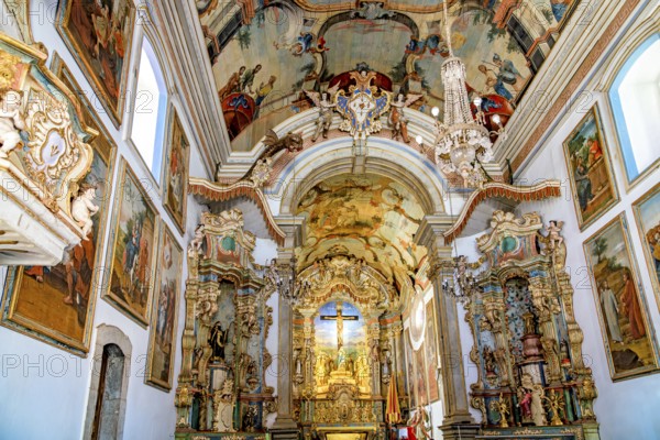 A fully preserved Baroque church of Bom Jesus de Matosinhos in the city of Congonhas, Minas Gerais, Congonhas, Minas Gerais, Brazil