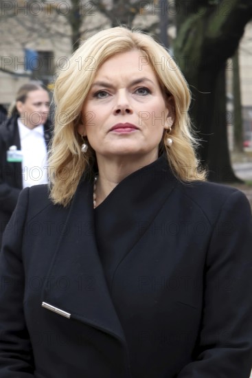 Julia Klöckner, President of the German Bundestag - Memorial Day Wreath laying for victims of war and tyranny, Neue Wache, Berlin, 16.11.25