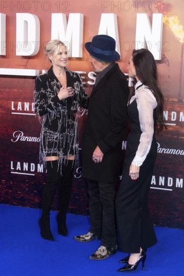 Billy Bob Thornton, Demi Moore, Ali Larter (cast), LANDMAN, red carpet for the European premiere of the second season of the Paramount+ series at ZOO PALAST, Berlin, 14.11.2025