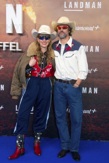 Evelyn Weigert and Tom Beck, LANDMAN, Red Carpet for the European premiere of the 2nd season of the Paramount+ series at ZOO PALAST, Berlin, 14.11.2025
