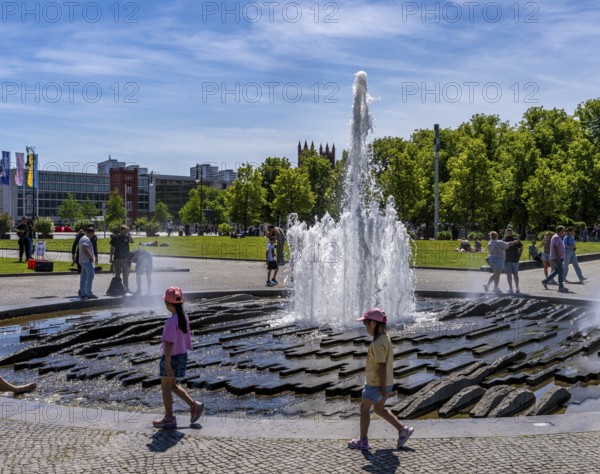 The fountain in the Lustgarten, Berlin, Germany