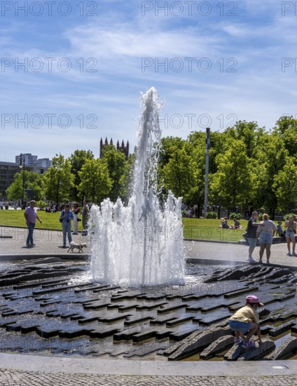 The fountain in the Lustgarten, Berlin, Germany