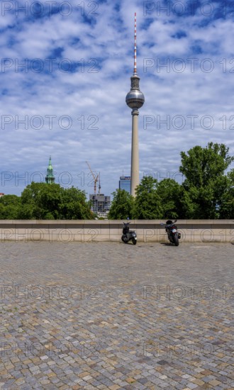 Berlin television tower at Alexanderplatz, Germany