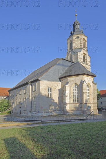 Gothic St John's Church, Schleusingen, Thuringia, Germany