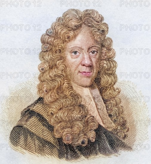 Denzil Holles, 1St Baron Holles, 1599 To 1680, English Statesman And Writer, Historical, coloured, digitally restored reproduction from a 19th century original, Record date not stated