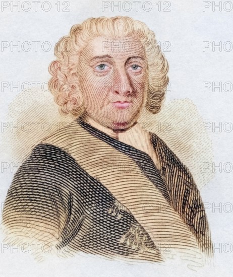 Sir John Borlase Warren, 1St Baronet, 1753 To 1822, English Admiral, Politician And Diplomat, Historical, coloured, digitally restored reproduction from a 19th century original, Record date not stated