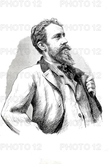 Constantin Emile Meunier (born 12 April 1831 in Etterbeek near Brussels, died 4 April 1905 in Ixelles) was a Belgian sculptor and painter, Historic, digitally restored reproduction from a 19th century original, Record date not stated