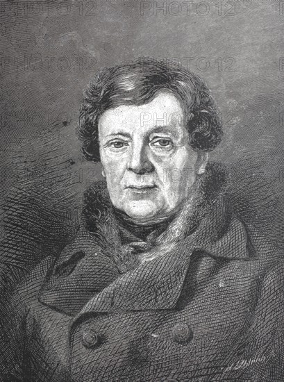 Daniel O'Connell, Donall O Conaill, (born 6 August 1775 in Carhen near Cahersiveen, County Kerry, Ireland, died 15 May 1847 in Genoa) was an Irish politician. He was nicknamed The Liberator, Historic, digitally restored reproduction from a 19th century original, Record date not stated