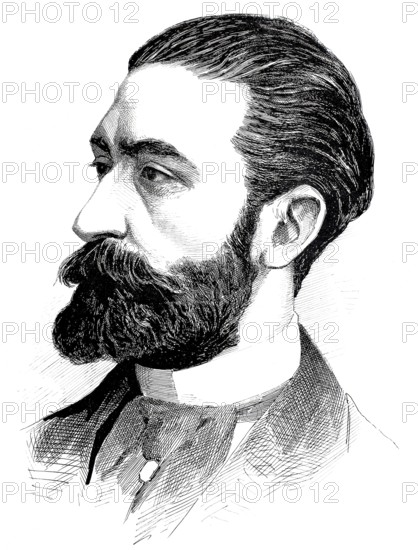 Marie Francois Sadi Carnot (born 11 August 1837 in Limoges, died 25 June 1894 in Lyon) was a French politician and engineer. He was President of France from 1887 until his assassination in 1894, Historical, digitally restored reproduction from a 19th century original, Record date not stated
