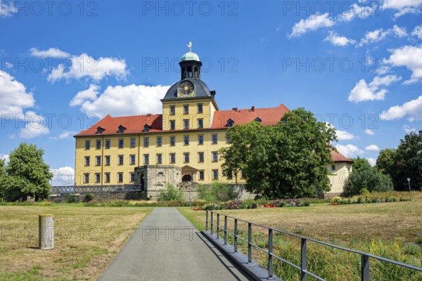 Johannisteich, castle park, Museum Zeitzer Schloss Moritzburg, early baroque style, Zeitz, Saxony-Anhalt, Germany