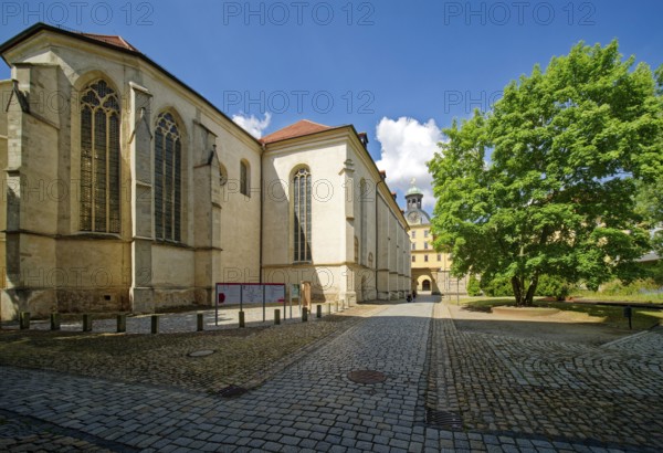 St Peter and Paul Cathedral and Gatehouse, Zeitz Moritzburg Castle Museum, early Baroque style, Zeitz, Saxony-Anhalt, Germany