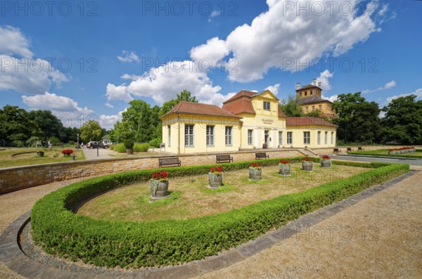 Orangery, castle park, Museum Zeitzer Schloss Moritzburg, early baroque style, Zeitz, Saxony-Anhalt, Germany