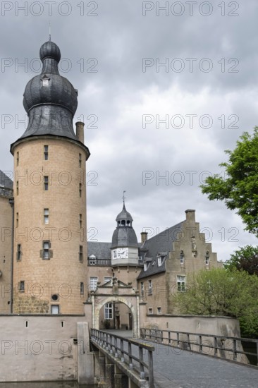 Gemen Castle, moated castle, Borken, Münsterland, North Rhine-Westphalia, Germany