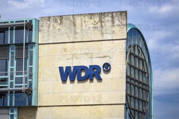 Düsseldorf, North Rhine-Westphalia, Germany - WDR Funkhaus Düsseldorf at the new Zollhof in the Media Harbour