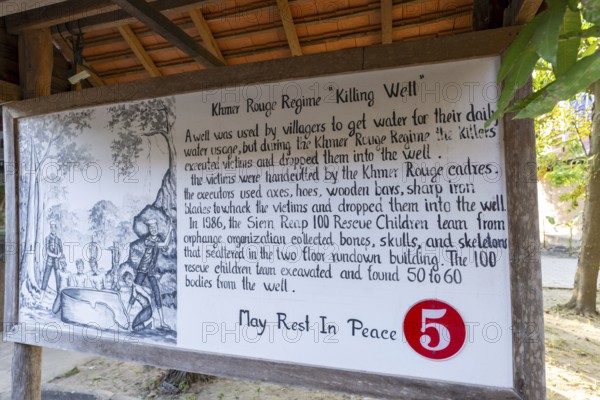 Memorial to the victims of the Khmer Rouge regime, Wat Thmei, Siem Reap, Cambodia