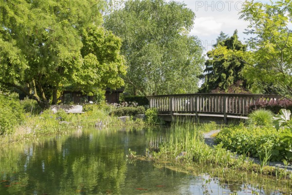 District educational garden, Burgsteinfurt, Münsterland, North Rhine-Westphalia, Germany
