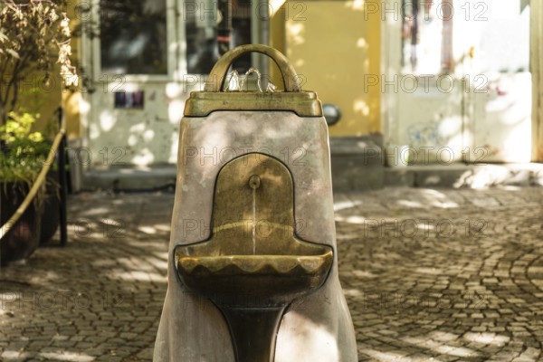 Drinking water fountain in the city centre of Vienna, Austria