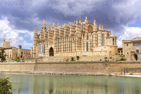 Cathedral Church Catedral de Palma de Majorca La Seu in Palma de Majorca, Spain