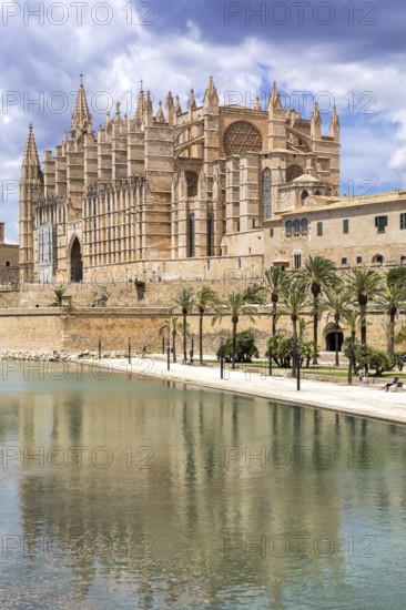 Cathedral Church Catedral de Palma de Majorca La Seu in Palma de Majorca, Spain