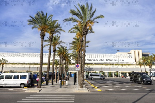 Terminal of the airport Aeropuerto de Palma de Majorca, Spain