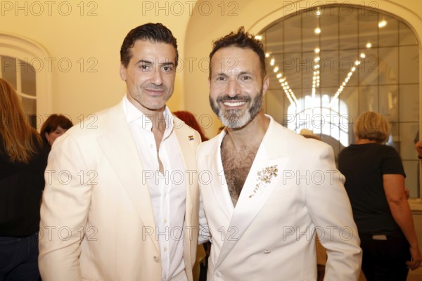 Matthew Saliba and Alfonso Pantisano at the show - Gemeinsam Bunt - the 6th benefit concert on 14.07.2025 at the Theater des Westens in Berlin