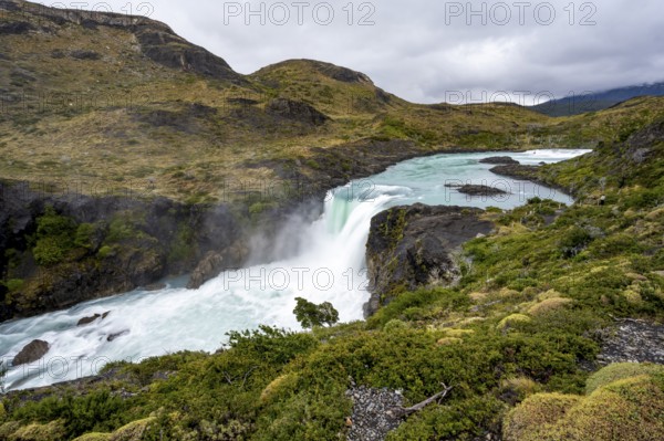 Salto Grande waterfall, Torres del Paine National Park, Chile