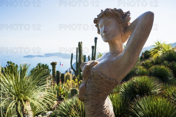 Jardin Exotique, Èze, Cote d'Azur, Alpes-Maritimes, Provence-Alpes-Cote-d'Azur, South of France, France