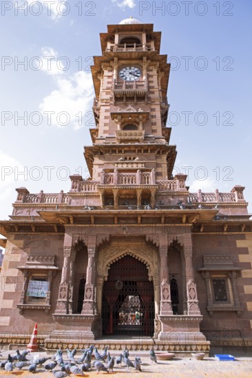 Ghanta Ghar clock tower in Sandar Market Girdikot, old town of Jodhpur, Rajasthan, India