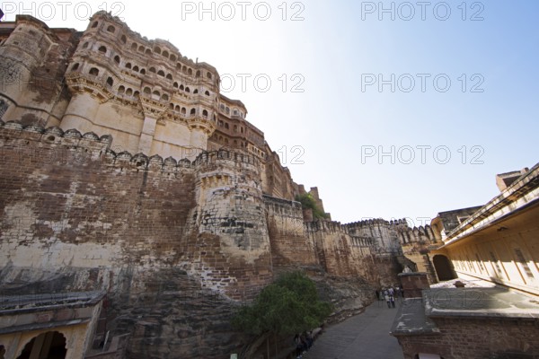 Mehrangarh or Meherangarh Fort, Jodhpur, Rajasthan, India