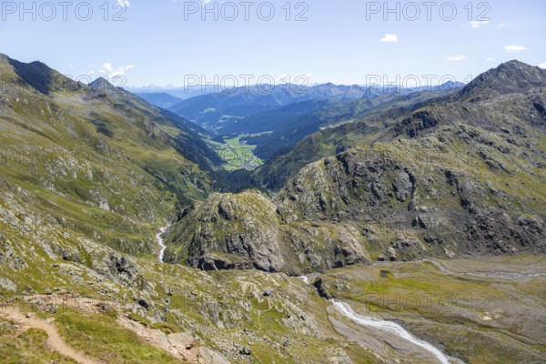 Ridnauntal (Italian: Val Ridanna), Stubai Alps, South Tyrol, Italy