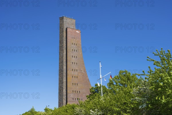 Naval memorial, Laboe, Baltic seaside resort, fjord, Baltic Sea, North Frisia, Schleswig-Holstein, Germany