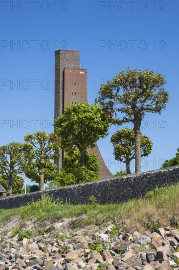Naval memorial, Laboe, Baltic seaside resort, fjord, Baltic Sea, North Frisia, Schleswig-Holstein, Germany