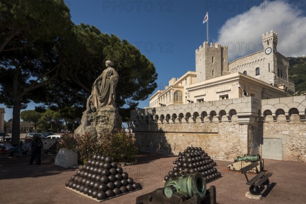 Prince's Palace, Palais Princier, Old Town, Cote d'Azur, Monaco