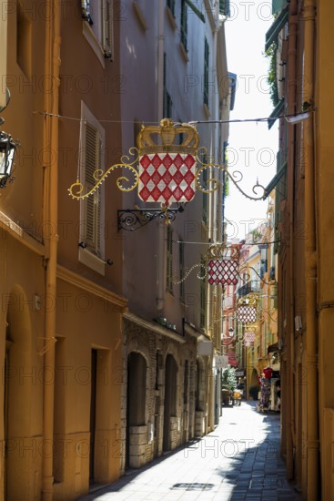 Alley in the old town, Cote d'Azur, Monaco