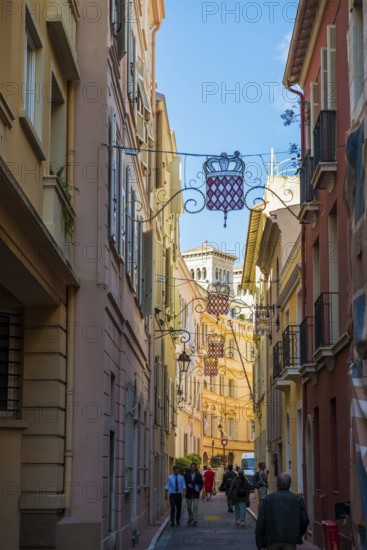 Alley in the old town, Cote d'Azur, Monaco