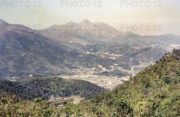 Ho Chung, Port Shelter from Razor Hill Pass, New Territories, Hong Kong, Asia 1965