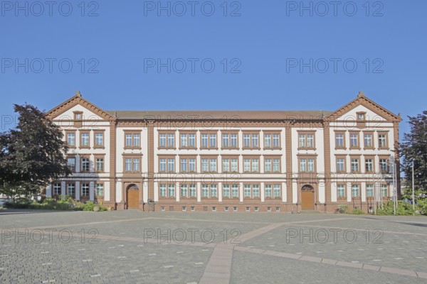 New town hall built in 1879, parade ground, Pirmasens, Rhineland-Palatinate, Germany
