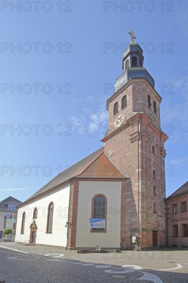 Baroque Luther Church built in 1758, Pirmasens, Rhineland-Palatinate, Germany