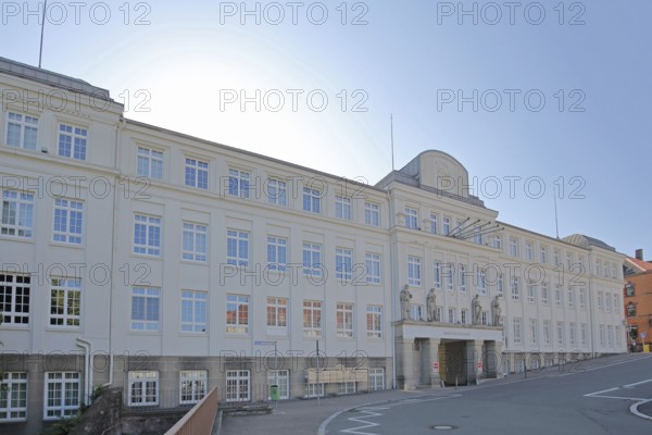 Neuffer am Park, former shoe factory, historical shoe industry, industry, shoe production, production, shoes, Pirmasens, Rhineland-Palatinate, Germany
