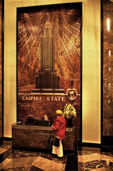 Reception at the Empire State Building, New York City, USA
