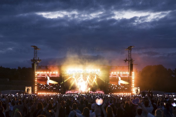 J-Hope at the Lollapalooza Festival in the Olympiastadion and on the Maifeld, Berlin, 13.07.2025