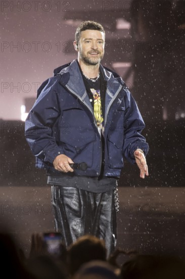 Justin Timberlake at the Lollapalooza Festival in the Olympiastadion and on the Maifeld, Berlin, 12/07/2025
