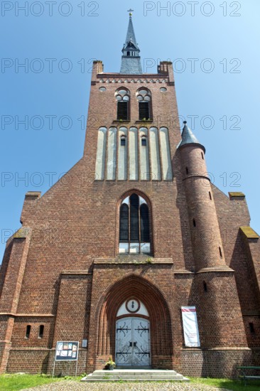 St Mary's Protestant Church, town of Usedom, Usedom Island, Mecklenburg-Western Pomerania, Germany