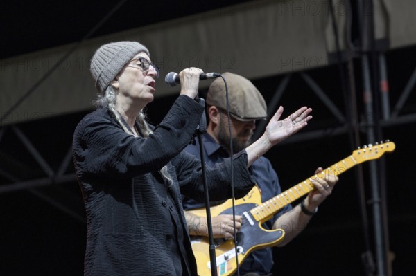 Patti Smith, singer, songwriter, USA, Patti Smith Quartet, open air at the Citadel Music Festival, 11 July 2025, Spandau Citadel, Berlin, Germany < english> Patti Smith, singer, songwriter, USA, Patti Smith Quartet, open air at the Citadel Music Festival, July 11, 2025, Spandau Citadel, Berlin, Germany