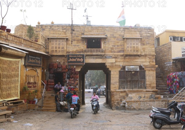 City gate in Jaisalmer, Rajasthan, India