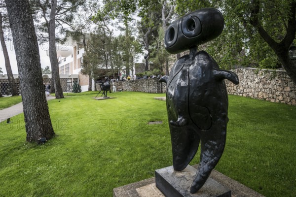 Museum, Fondation Maeght, artist Joan Miro, St. Paul de Vence, Provence Alpes Côte d'Azur, South of France, France