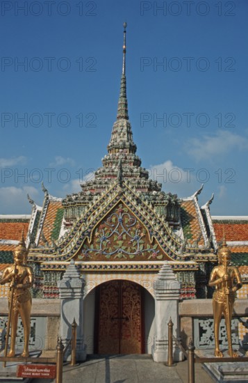 Gate, Grand Palace, Bangkok, Thailand, December 2002, vintage, retro, old, historic