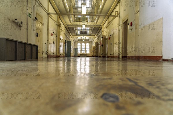 The former Stasi prison in Bautzen II, today a memorial in Bautzen, Upper Lusatia, Saxony, Germany